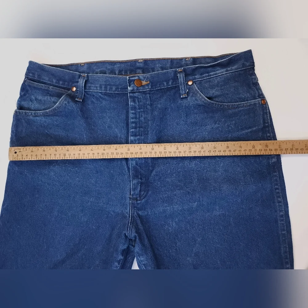 Wrangler Jeans 13MWZ Dark Wash Retro Cowboy Cut Jeans Mens Size 38x35